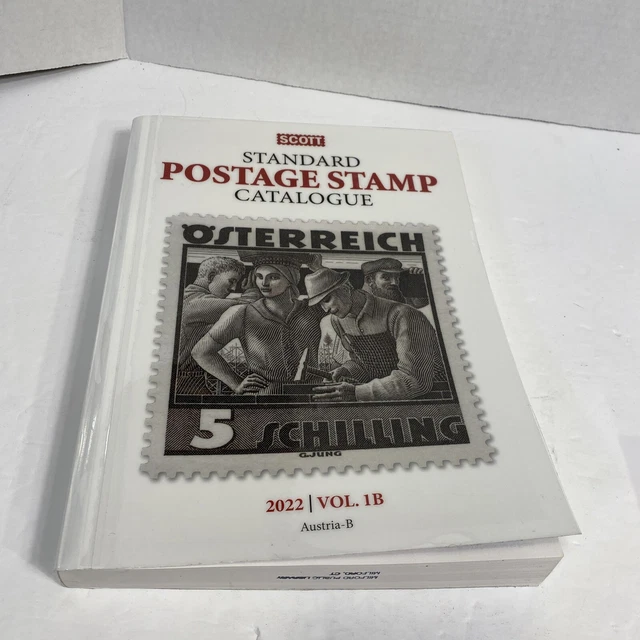SCOTT STAMP CATALOG VOL 1B Ed 2022 AustriaB Bahamas Belgium Burma etc