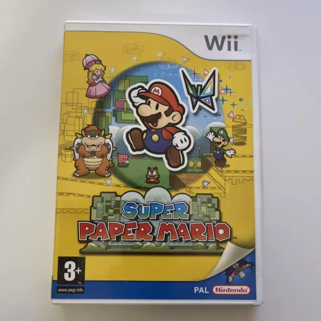 Jogo Super Paper Mario - Nintendo Wii (Usado) - Bragames