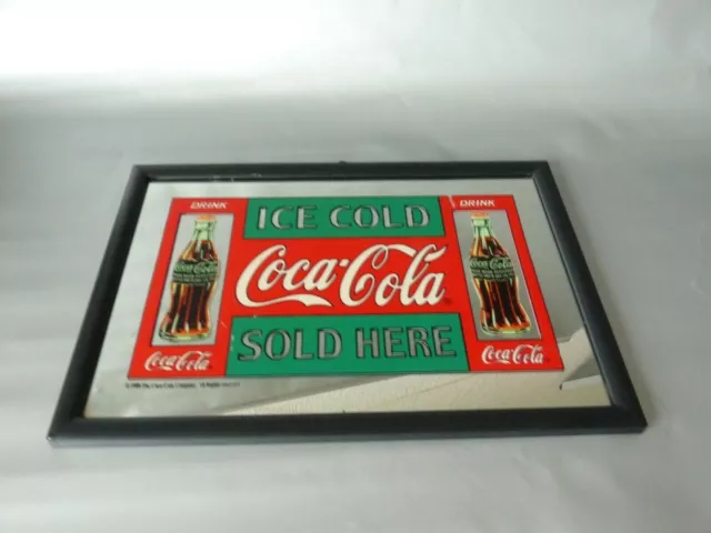 Deko-Blechschild / Retro-Reklameschild Coca-Cola - Ice Cold Sold Here 15 x  20cm Nostalgic-Art