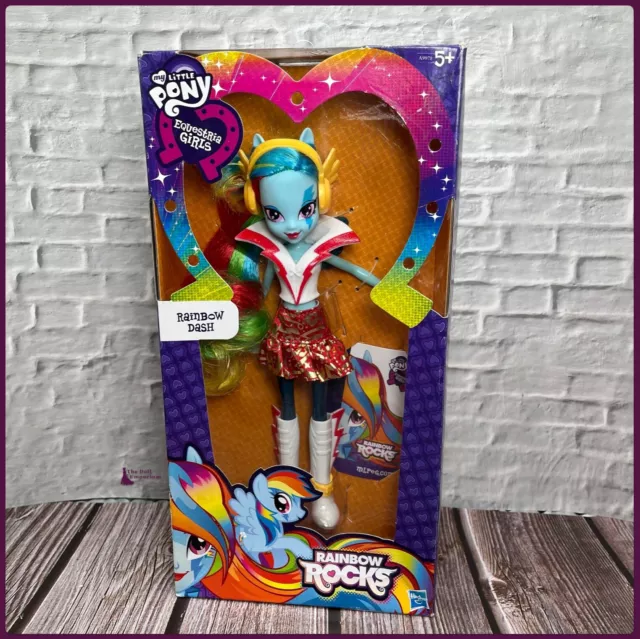 My Little Pony Equestria Girls Doll - Rainbow Rocks - Rainbow Dash, New In Box