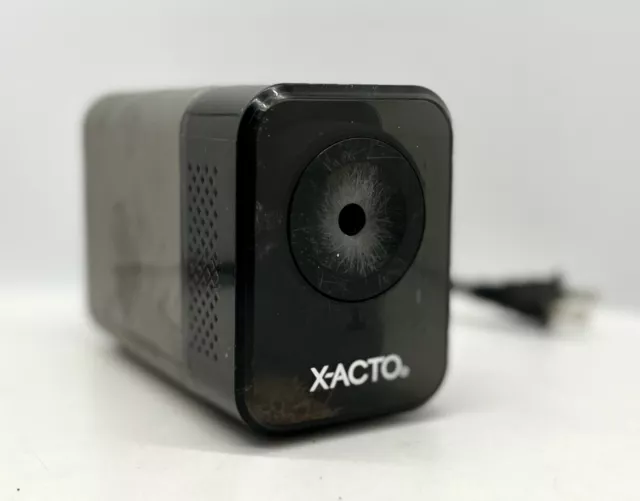 X-ACTO Office Electric Pencil Sharpener, AC-Powered, Charcoal Black *Ships Fast