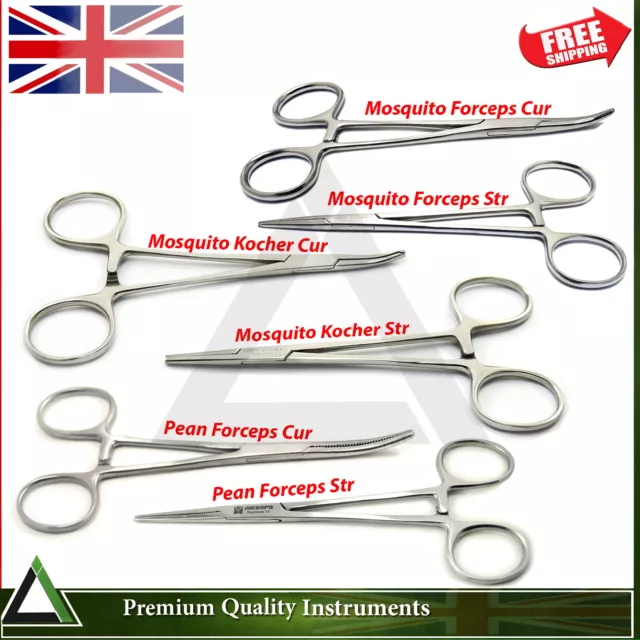 Hemostat Homeostatic Surgical Forceps Tissue Pliers Dental Locking Tweezers CE