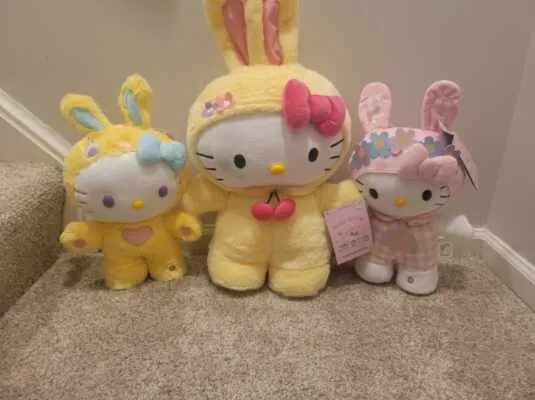 Hello Kitty Easter  Bundle LARGE Greeter and 2 Steppers