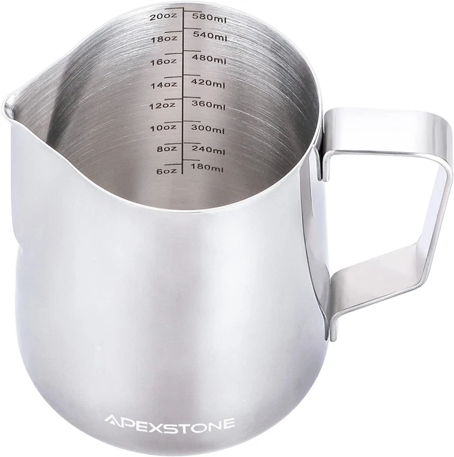 Espresso Milk Frothing Pitcher - 20 oz Steaming