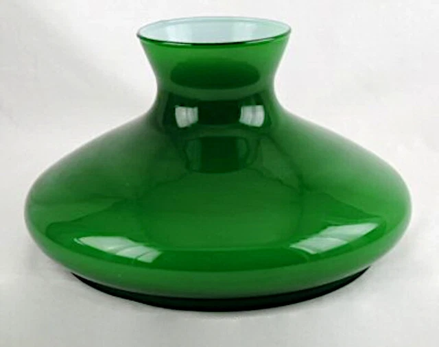 Green Tam-O-Shanter Cased Glass Shade 10" Fitter - New