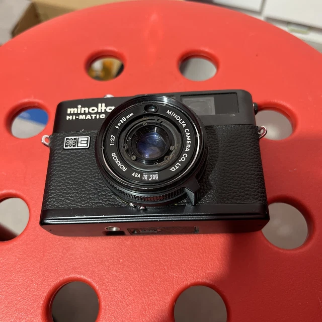 Exc+4] Appareil photo argentique 35 mm Minolta Hi-Matic F noir
