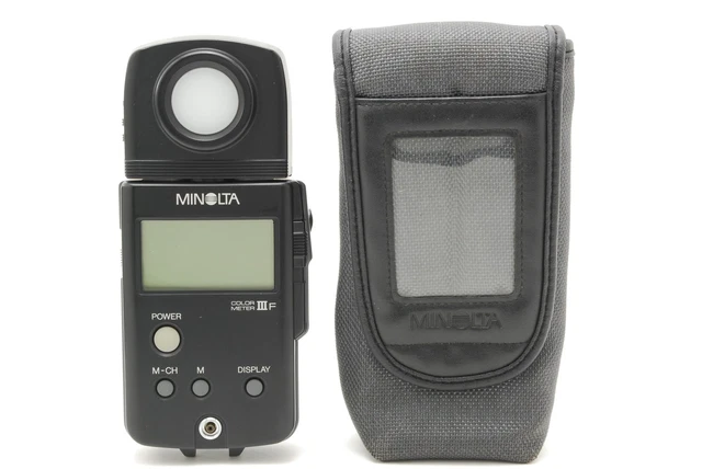 NEAR MINT MINOLTA Color Meter III F Digital color meter From