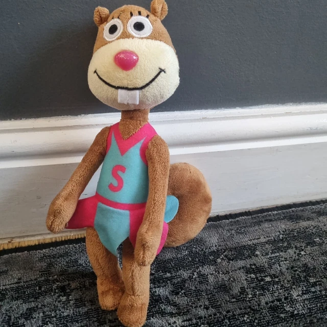 BUILD A BEAR Spongebob Squarepants Sandy Cheeks Squirrel Plush 10