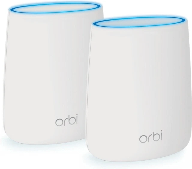 Netgear Orbi RBK20 set mesh router AC2200 Gigabit Ethernet tri-band smart TV nuovo