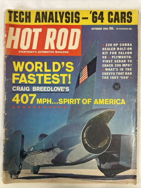 MAGAZINE VINTAGE OCTOBRE 1982 roues hot rod et voiture et moto