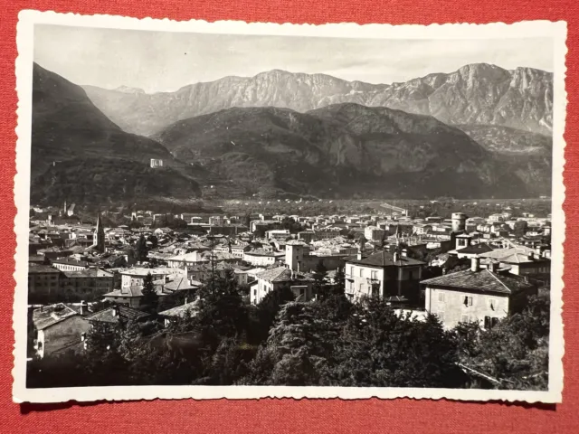 Cartolina - Trento - Panorama con il Monumento a C. Battisti e la Paganella 1955