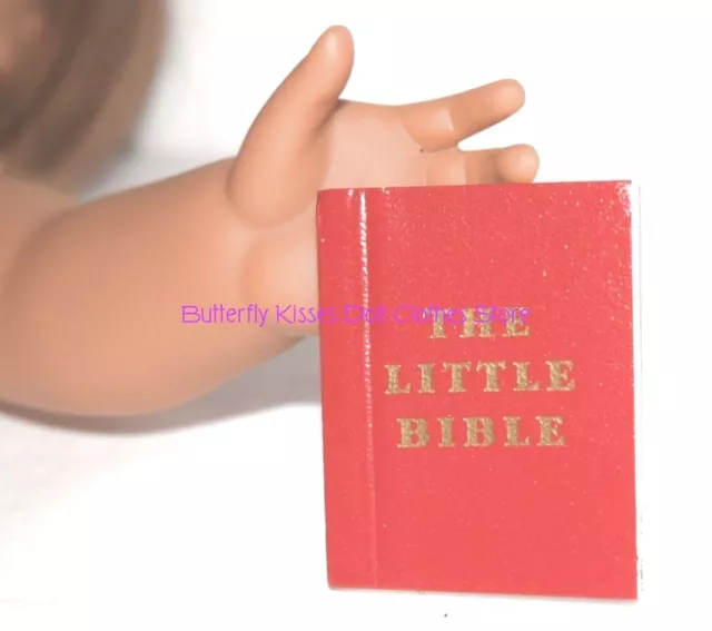 Mini Red Bible 18" Doll Clothes Accessory For American Girl