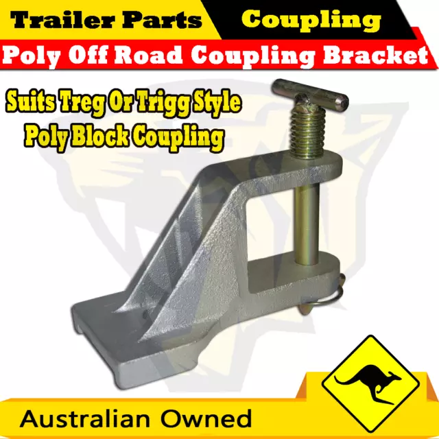 Off-Road Car Adapter Bracket Poly Block Coupling Suits Trigg or Treg Style