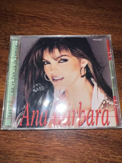 Ana Barbara CD Los Besos Se Dan en la Camisa 1997 Fonovisa Rare