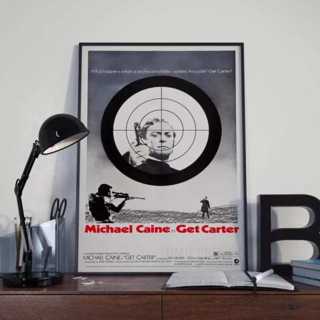 Get Carter Michael Caine Movie Film Poster Print Picture A3 A4