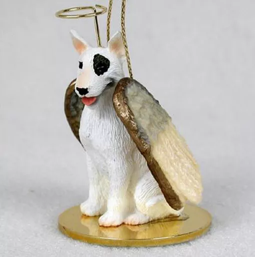 BULL TERRIER ANGEL DOG CHRISTMAS ORNAMENT HOLIDAY  Figurine Statue