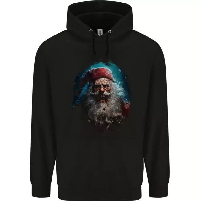 Horreur Zombie Père Noël Halloween Hommes Sweatshirt à Capuche