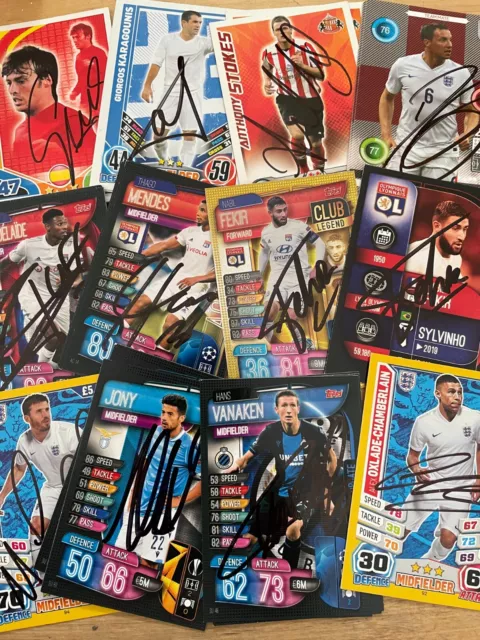 match attax, Shoot Out And Other Signed Cards.35