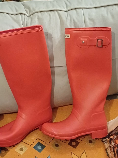 Hunter Women's Original Tall Wellington Boots Military Red