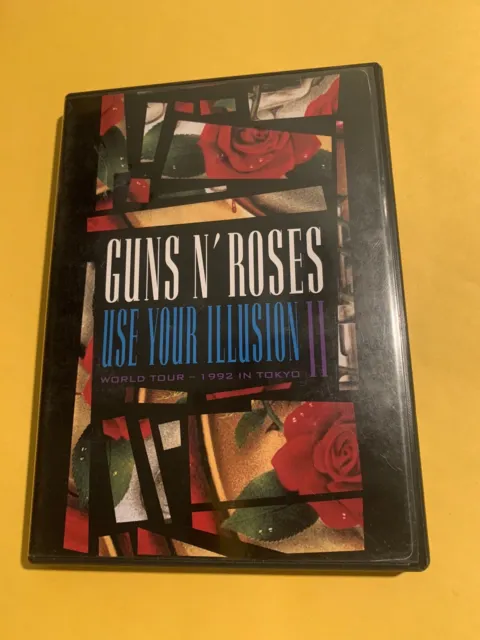 GUNS N' ROSES Use Your Illusion II World Tour 1992 In Tokyo DVD Pre-owned