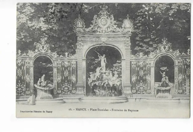 54  Nancy  Place Stanislas  Fontaine De Neptune