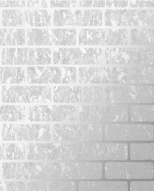 BRICK SLATE STONE EFFECT WALLPAPER - RUSTIC RED WHITEWASHED GREY BLACK Metallic