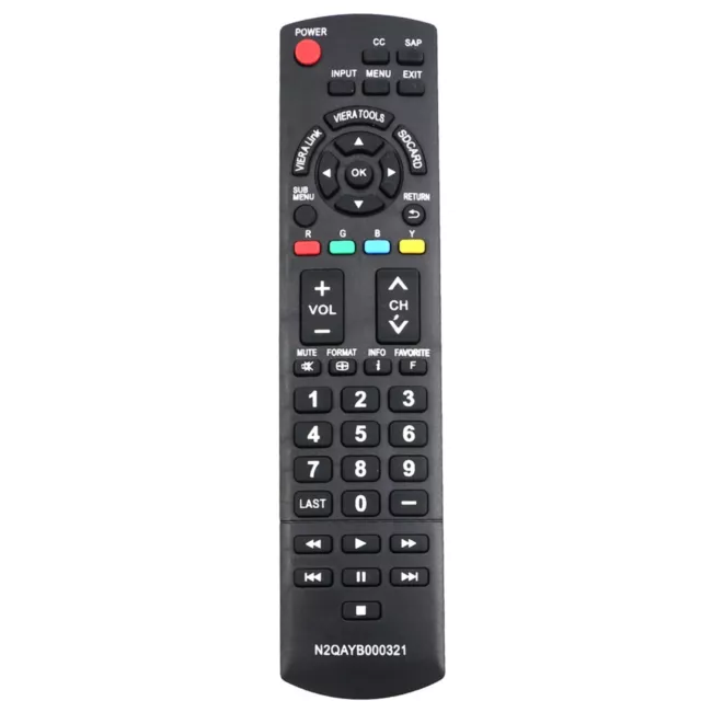 N2QAYB000321 New Remote for Panasonic TV TC-26LX14 TC-L26X1 TC-32LX14 TC-54PS14