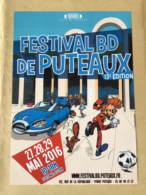 spirou flyer festival bd de puteaux