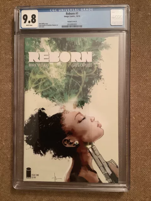 REBORN #1 CGC 9.8 (Image Comics 2016) Jock Variant Cover! Netflix Movie coming