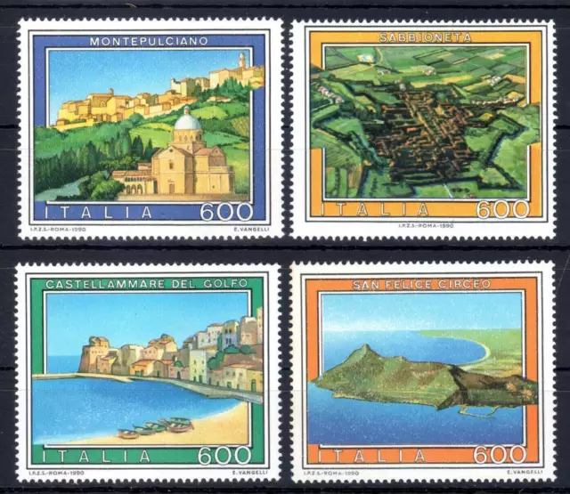 1990 italia repubblica Turistica MNH