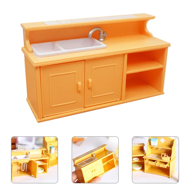 KID MINI HOUSE Toy Miniature Furniture Pretend Play Dollhouse £7.45