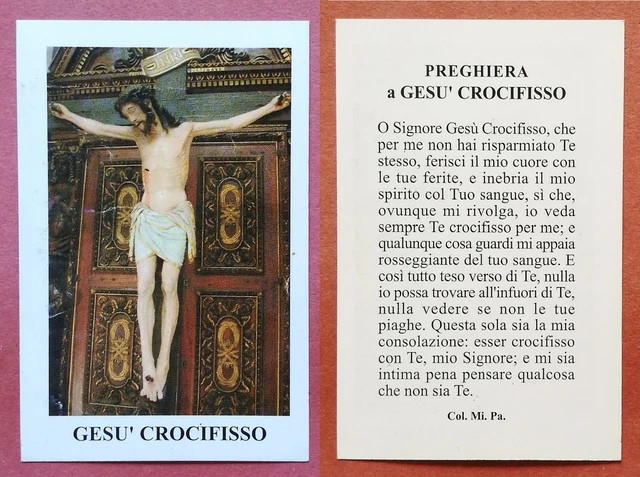 SANTINO HOLY CARD Fognano 1959: Gesù Crocifisso - Ed. AR Z/17 EUR 1,00