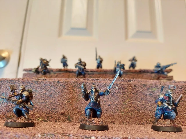 WARHAMMER 40K PAINTED Death Korps of Krieg Veteran Guardsmen Kill Team ...