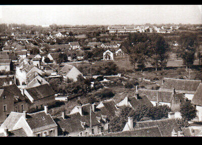 CHATEAUNEUF-sur-CHER (18) Cité / VILLAS vues du CHATEAU vers 1930