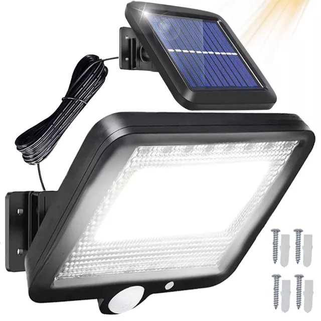Solarlampen für Außen mit 100 LED Solarleuchten fur Garten Wandlampe Retoo