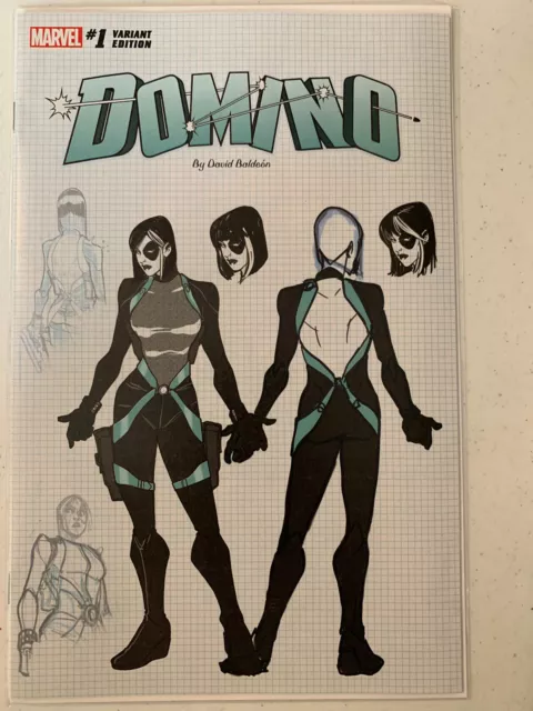 Domino #1 Unknown Comics Exclusive Design Variant NM- (2018 Marvel Comics)