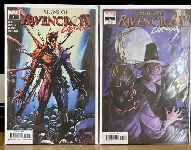 Ruins of Ravencroft Carnage #1 Cover A & B (Marvel Comics) NM