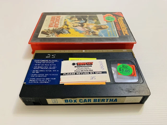 Boxcar Bertha - Roadshow -  VHS Movie Video Cassette Tape 3