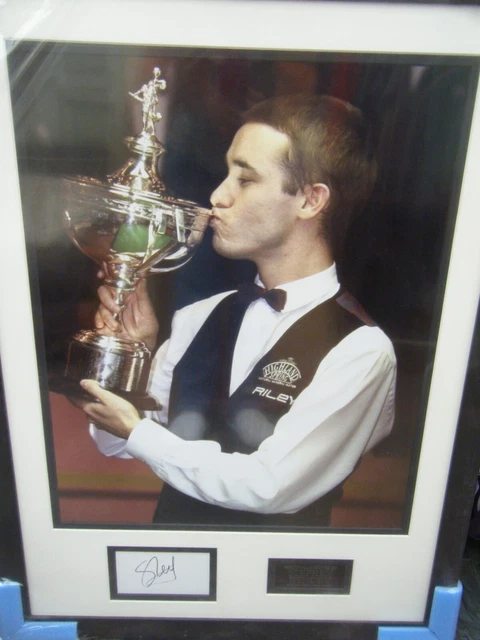 Stephen Hendry Signed Framed Photo Memorabilia ~ Snooker