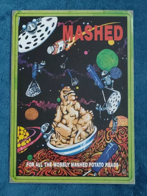 Mashed rave flyer, A5,  1990's rave flyers