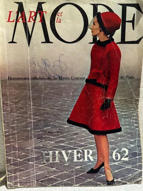 Rivista Moda L’ART ET LA MODE Septembre 1961 Christian Dior Hiver