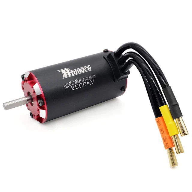 Rocket 3674 Brushless Motor 2500KV 2150KV 1650KV 1400KV  for 1/8 1/10 RC Car