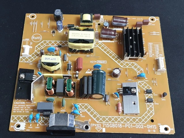 AOC 24G2 24G2ZU/BK Monitor Power Supply Board 715GB018-P01-002-0H1S