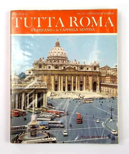 All Roma Tourist Guide Vintage Eugenio Pucci Bonechi Editore Anni 60