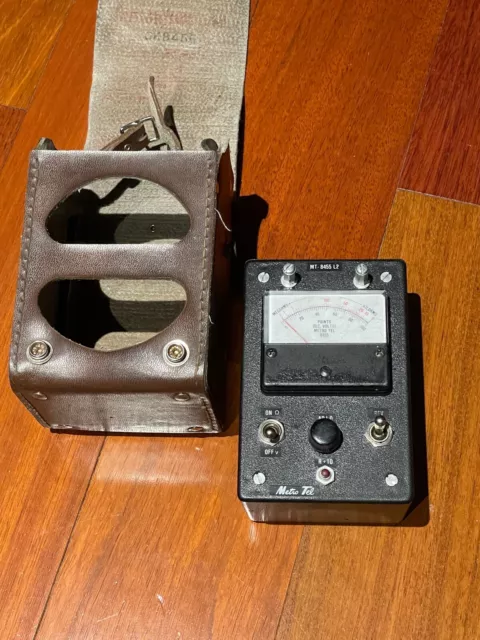 Metro-Tel MT-8455L2  Telecom Test KS Meter with leather case