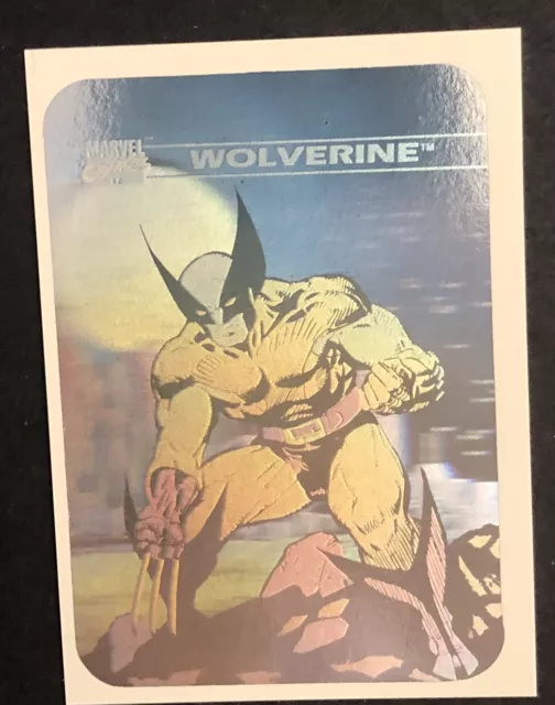 1990 Wolverine Hologram #MH4 Impel Marvel Universe Series 1 Card MH4-1