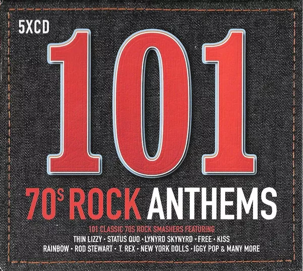 Various - 101 70s Rock Anthems - CD