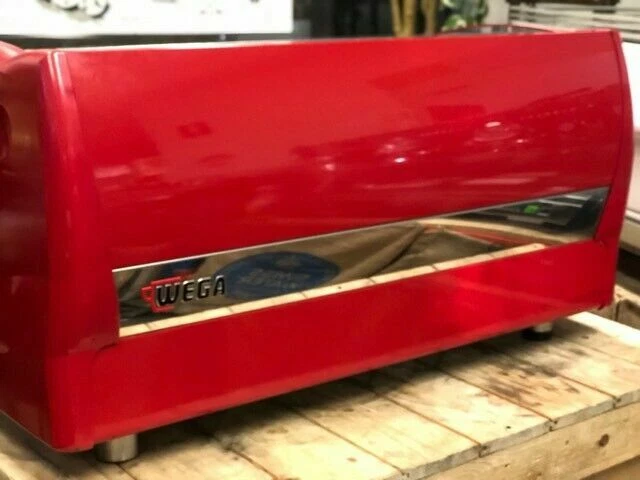 Wega Polaris 3 Gruppi Rossa Macchina Caffe' Espresso Caffe' Commerciale... 11