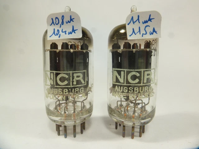 Paire De Tubes Philips 12AU7 ECC82 – Code Delta – NOS – Fabriqués à Heerlen, Hollande