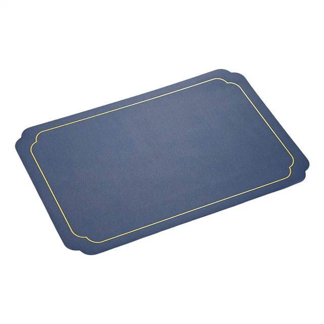 Estera de tazón, antiinquematoria, antideslizante, mesa gruesa, decorativa